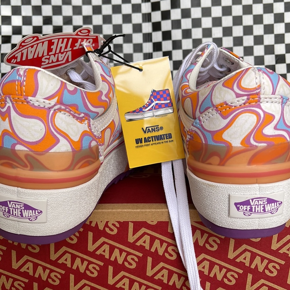 Vans Old Skool Stacked UV Ink Peace Men’s sneakers-platforms - Picture 13 of 16